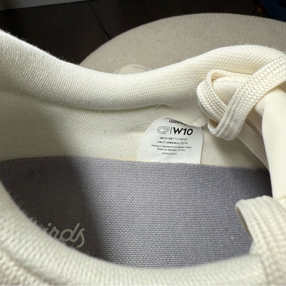 Allbirds Canvas Pacers Cream Sneakers Minimalist Design - Picture 7 of 8